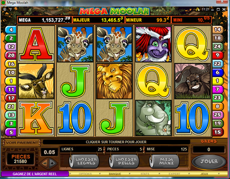 Jackpot Progressif Mega Moolah